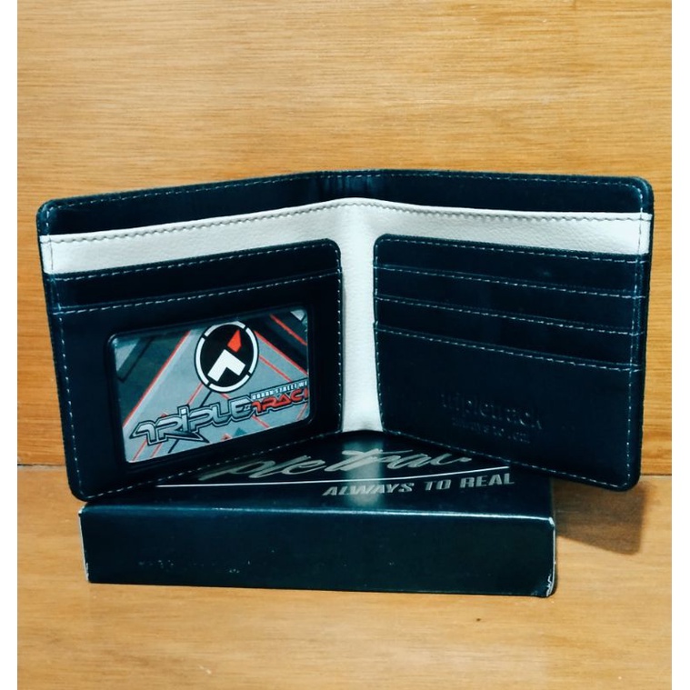 dompet bahan kanvas  dompet distro Tripletrack