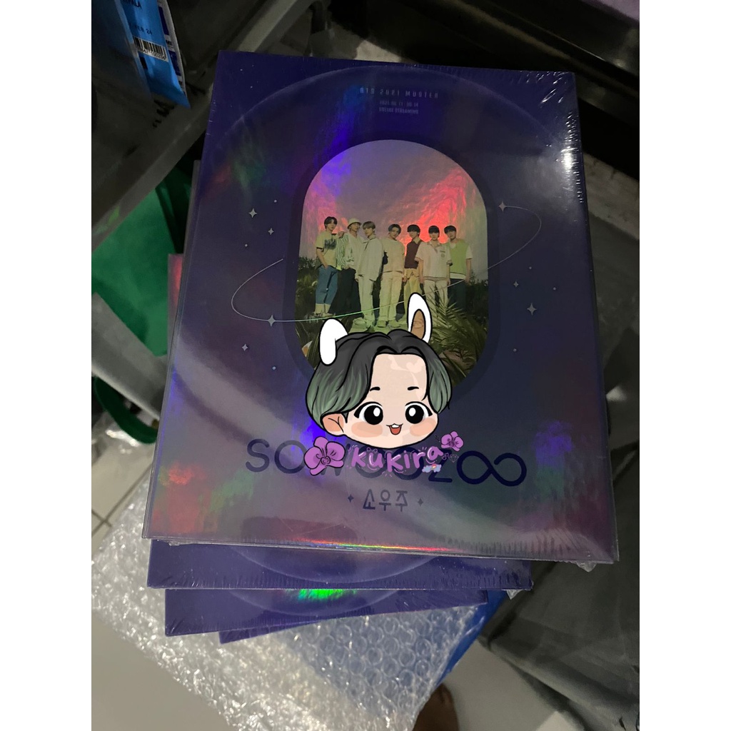 [READY] SHARING POSTCARD BTS SOWOOZOO DVD OFFICIAL RM JIN SUGA JHOPE JIMIN V