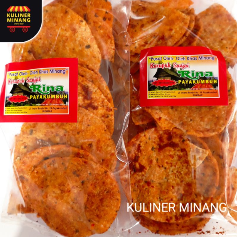 

Krupuk Ubi Jengkol Jariang Opak Rina Oleh-Oleh Asli Cemilan Kampung Makanan Khas Payakumbuh Padang kabau Jajanan Snack Kuliner Minang Kabau AX00