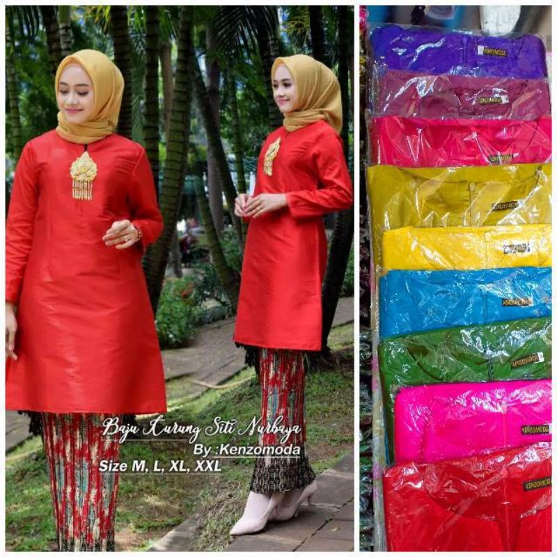 kebaya kurung melayu/kebaya tafetta /kebaya sitinurbaya/kebaya terlaris