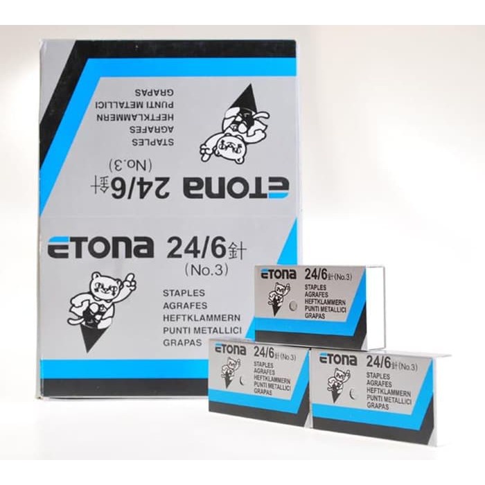 Isi Staples Etona No. 3 / Refill Staples Etona 24/6 Ukuran Besar