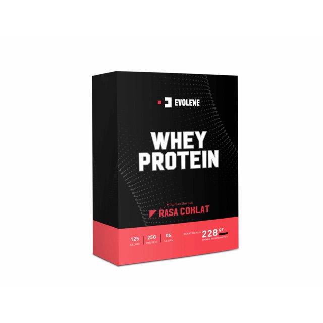 

Suplemen Susu Evolene Whey Protein 228gr (6 sachets)