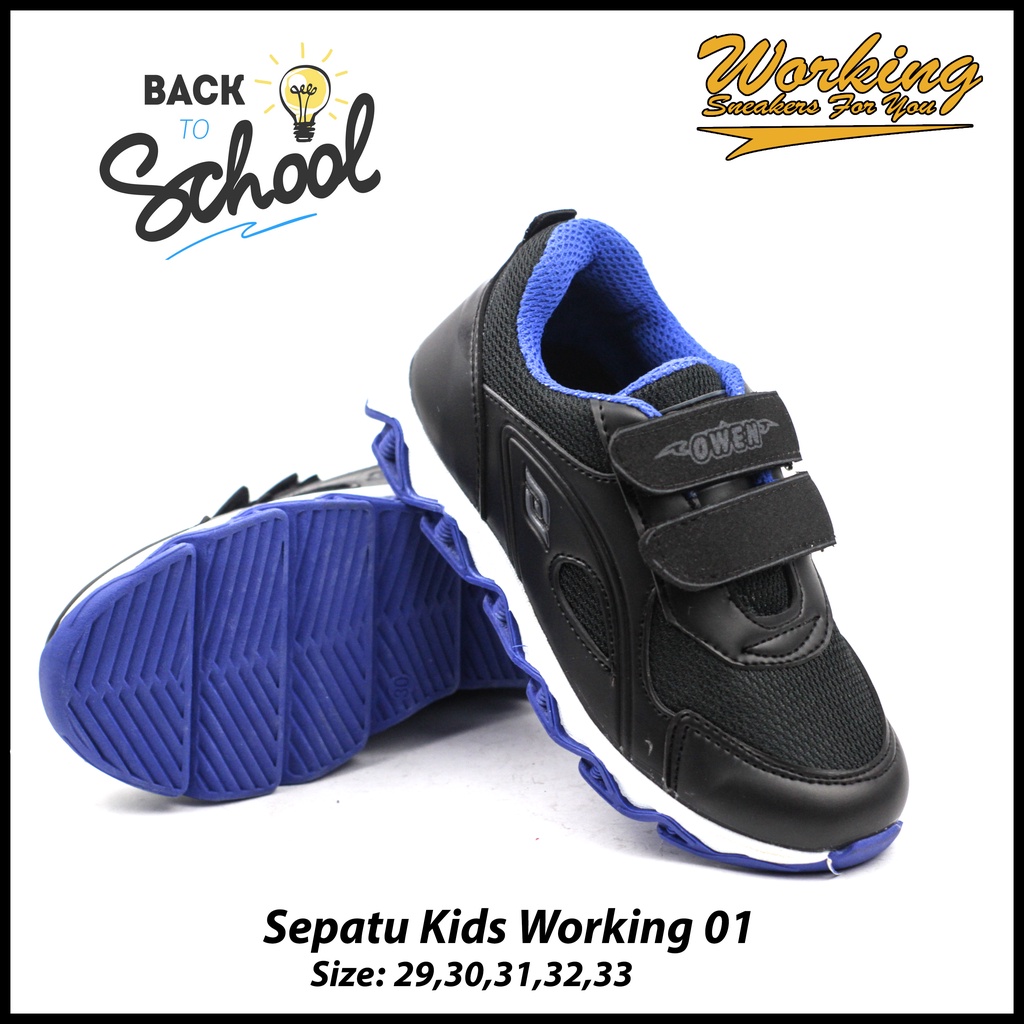 SEPATU WORKING KIDS 01 // SEPATU ANAK // SEPATU SEKOLAH