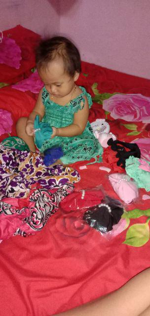 Daster Batik Anak Lengan Tali, Dress Cheribell, Dress Anak Kekinian Grosir Batik Murah