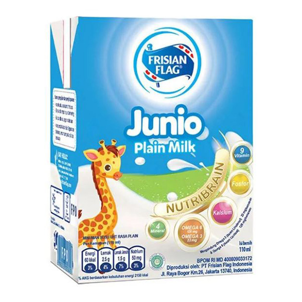 

BENDERA UHT JUNIO PLAIN 110 ML
