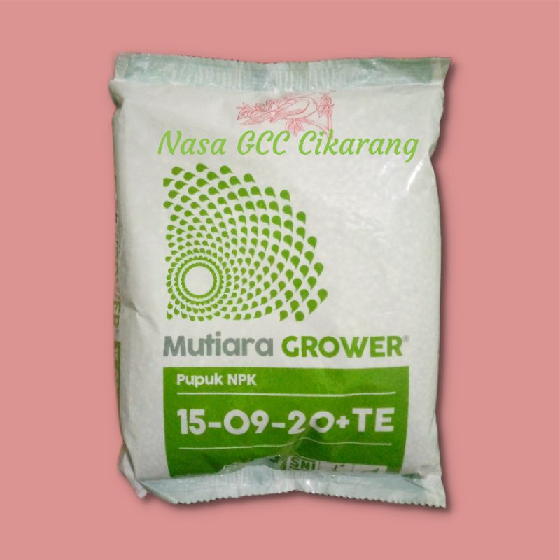 PUPUK NPK MUTIARA GROWER 15-09-20+TE 1 KG