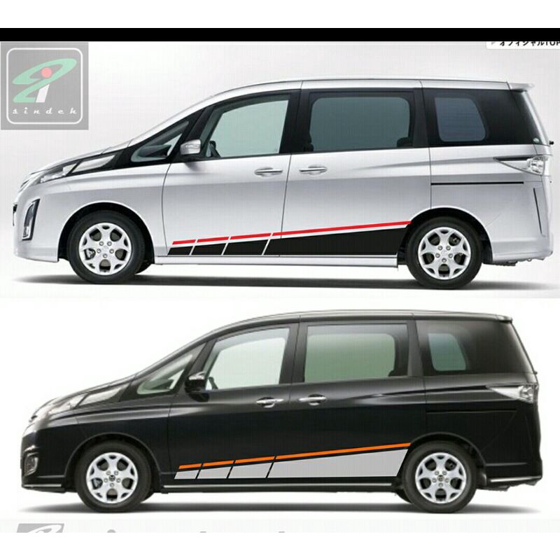 stiker mobil cutting mazda biante timbul keren semua mobil