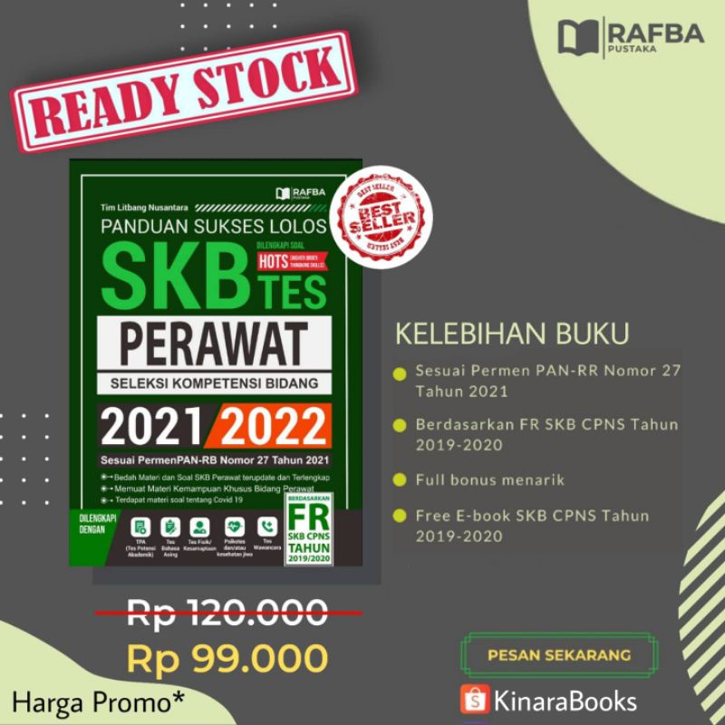 BUKU SKB PERAWAT | PANDUAN SUKSES LOLOS SKB CPNS PERAWAT 2021/2022