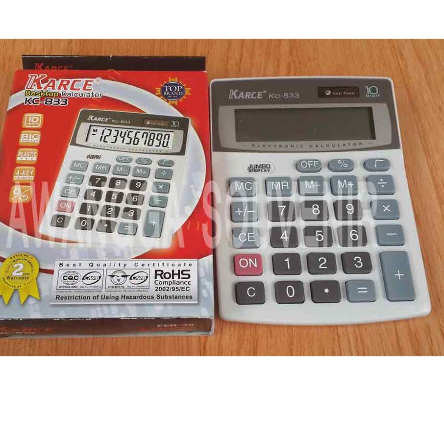 

Terjangkau KALKULATOR MEJA KANTOR D 833 IMPORT - CALCULATOR KARCE D-833 MURAH ORI 10 DIGIT 愛