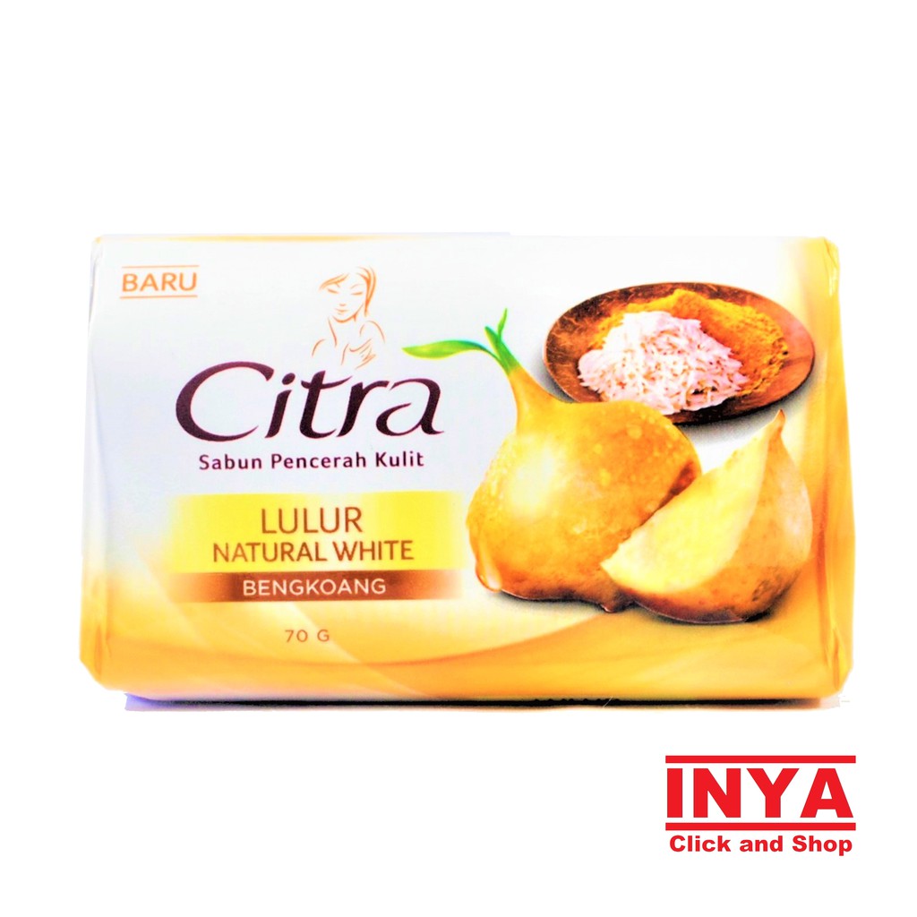 CITRA BENGKOANG LULUR NATURAL WHITE SABUN PENCERAH KULIT 70gr - Sabun Batang