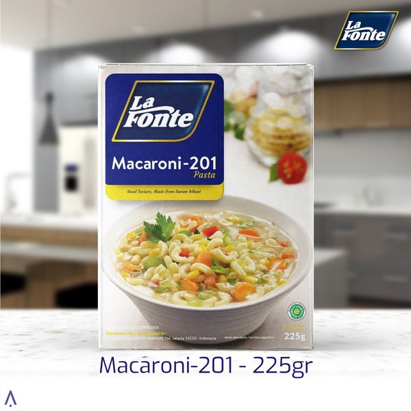 

La Fonte Macaroni-201 Pasta 225gr barcode 8888900515013