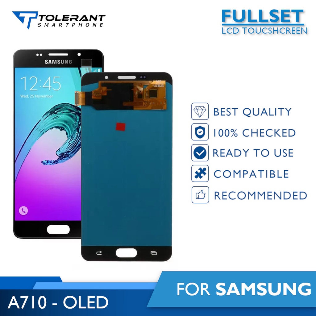 LCD SAMSUNG A7 2016 A710 SM-A710F SM-A710FDS SM-A710M SM-A710Y A710FDS A710FD A710M A7100 ORIGINAL