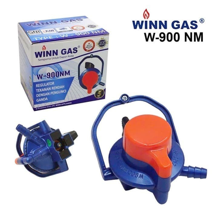 Winn Gas , W 900 M , W 800 M, W 299 M, Win Gas , Regulator Gas LPG , Meter, Double Lock, Pengunci Ganda, Tekanan Rendah, Low Pressure
