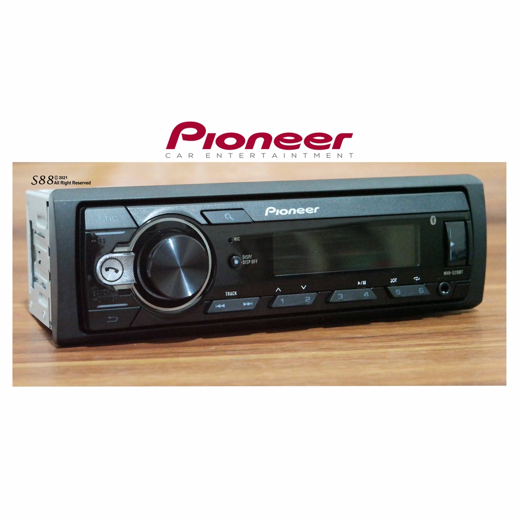 Pioneer MVH-S215BT Single Din BT USB FLAC Android Music