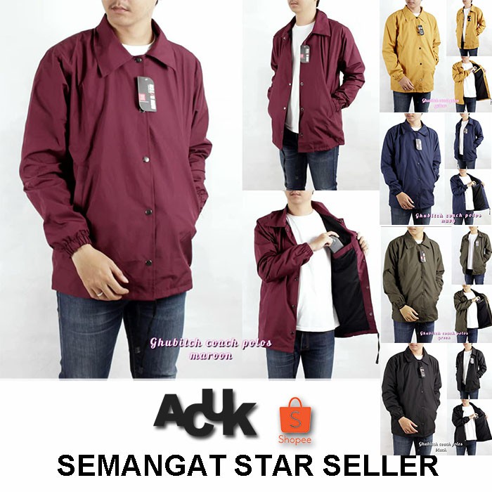 Coach / Coach Jacket / Jaket Coach Polos / Coach Polos