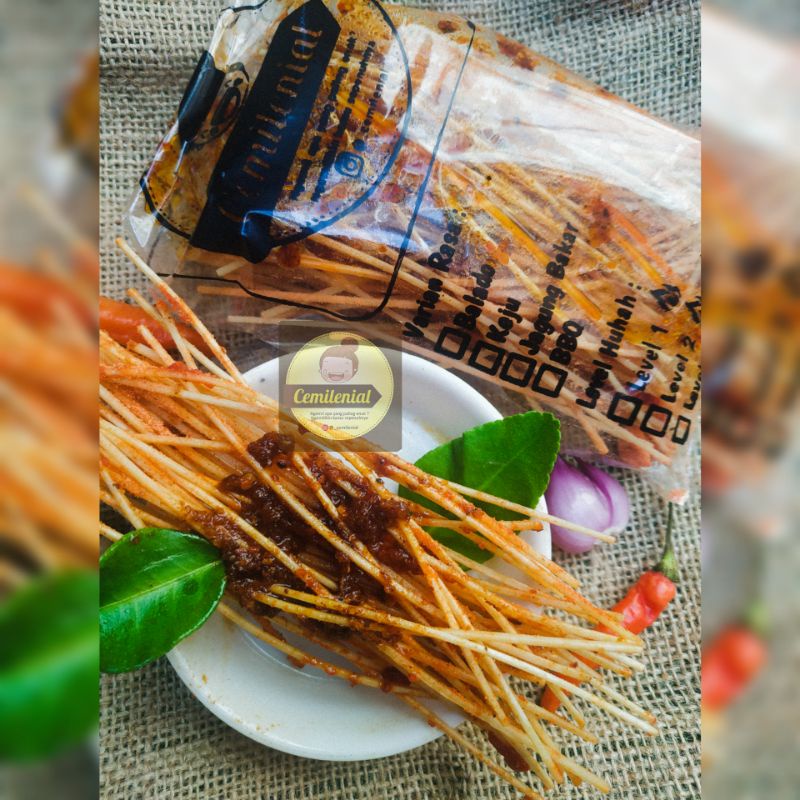 

[100gr] MIE LIDI KECIL PEDAS DAUN JERUK EXTRA BAWANG GORENG