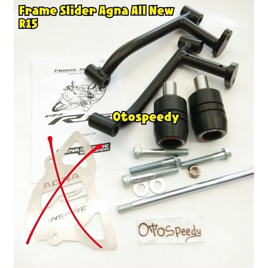 Frame slider Agna R15 V3 VVA Pelindung Slider Agna All New R15 V3 VVA