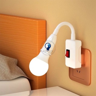 Fitting Lampu Flexible, Fiting lampu Colok, Lampu Tidur,lampu belajar,lampu hias,lampu kamar steker on off