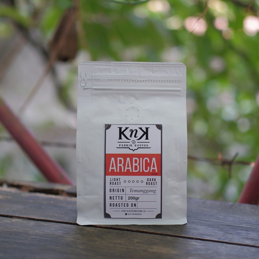 

Kopi Arabika Temanggung 200 Gram KNK Koffee
