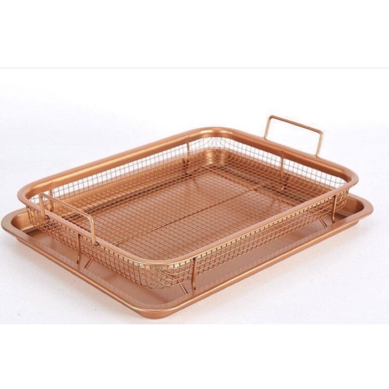 Copper Crisper Tray / peniris minyak / peniris gorengan aesthetic estetik
