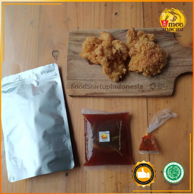 Ayam Goreng Krispi Saus Asam Manis Frozen | Halal MUI Mudah Siap Masak | 300 Gram