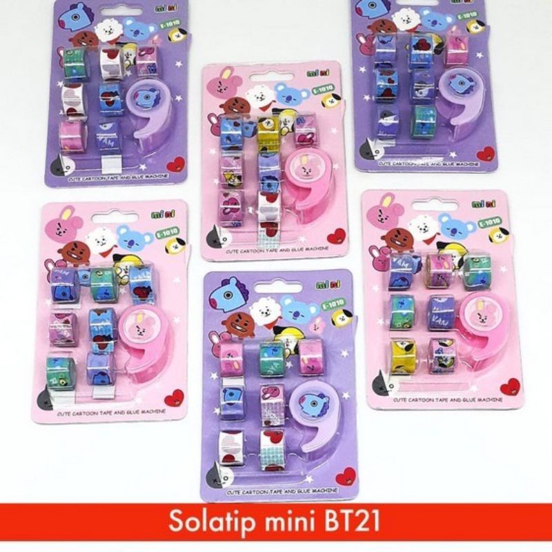 

satu set selotip washi bts/set solasi lucu