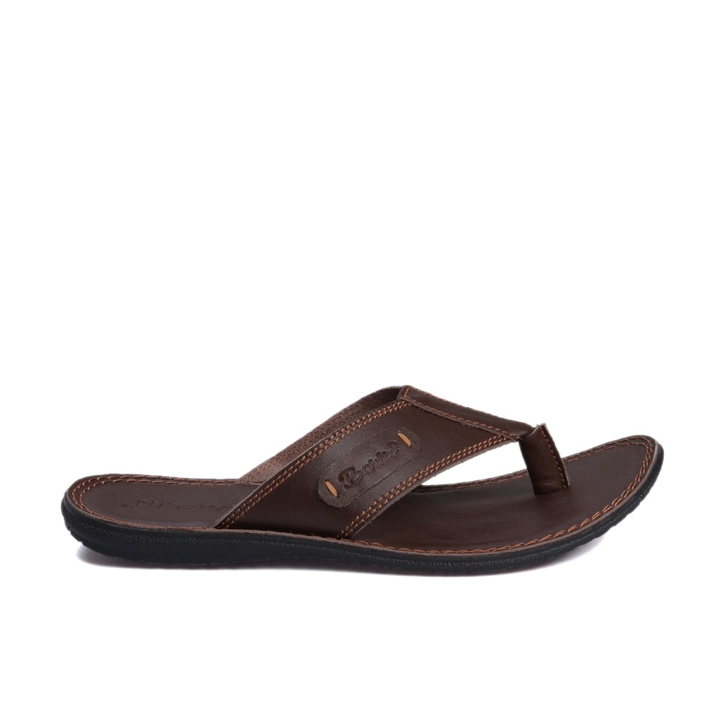 Sandal Pria Full Kulit asli 100% - Sendal Japit Barlin Original - SM02