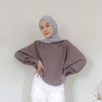 ATASAN BATWING RAJUT // BATWIN RAJUT OVERSIZE LASPERAL KALONG