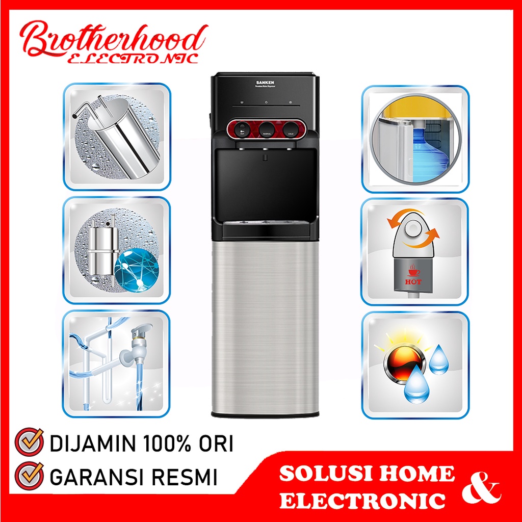 (BISA COD) DISPENSER SANKEN GALON BAWAH HWD-C535IC / CWD C535IC / HWDC535IC (NORMAL, COOL AND HOT)