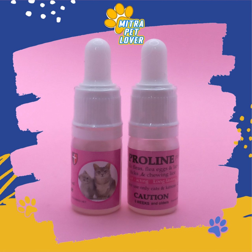 OBAT KUTU KUCING - PROLINE CAT 2,5 ML ORIGINAL - PEMBASMI TELUR LARVA CAPLAK CAT DAN KITTEN SEHAT AMAN AMPUH EFEKTIF - ANTI KUTUAN - PET ANIMAL HEALTHCARE AND VETERINARY TAMASINDO OBAT KESEHATAN DAN VITAMIN TERNAK HEWAN BINATANG PELIHARAAN MITRAPETLOVER