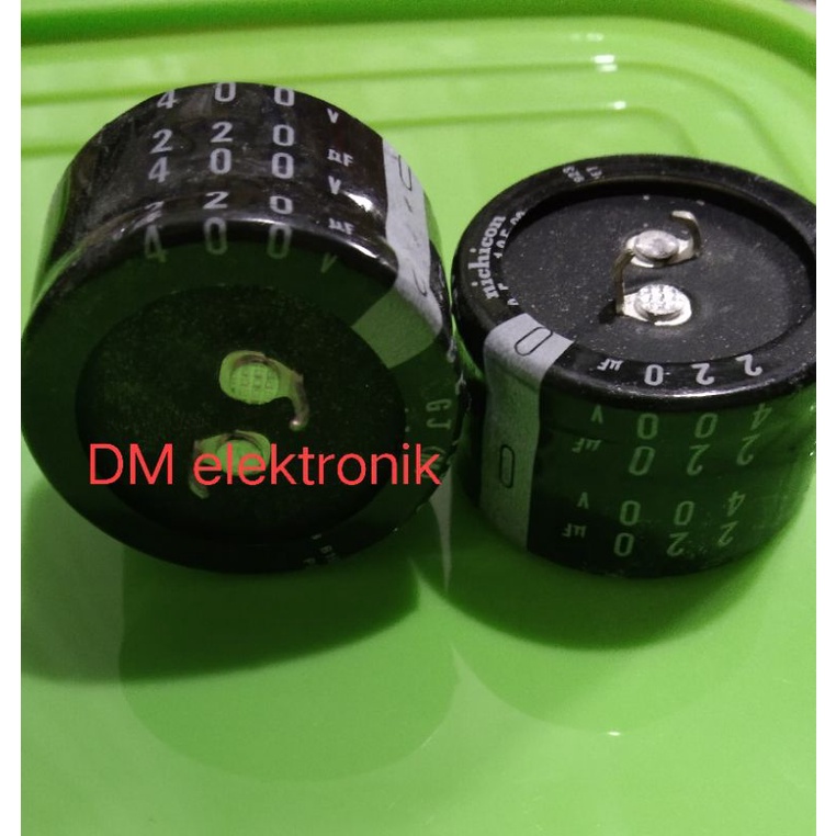 elco 220uf 400v nichicon