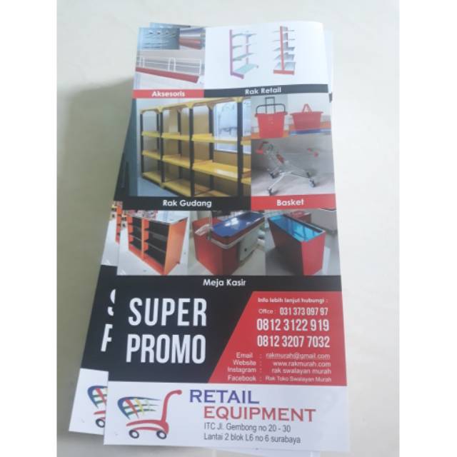 

BROSUR SEPERTIGA A4 BOLAK BALIK