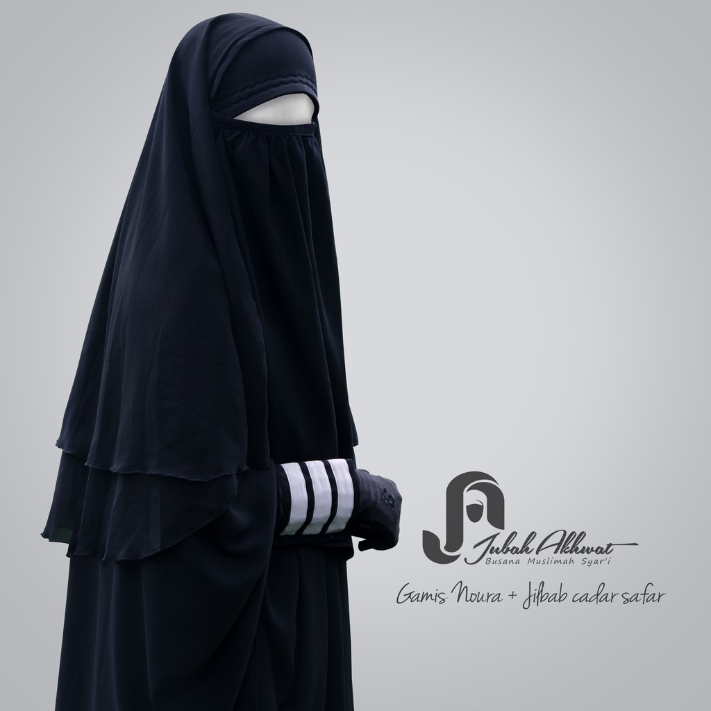 Jilbab Cadar Safar Bahan Jetblack Shopee Indonesia