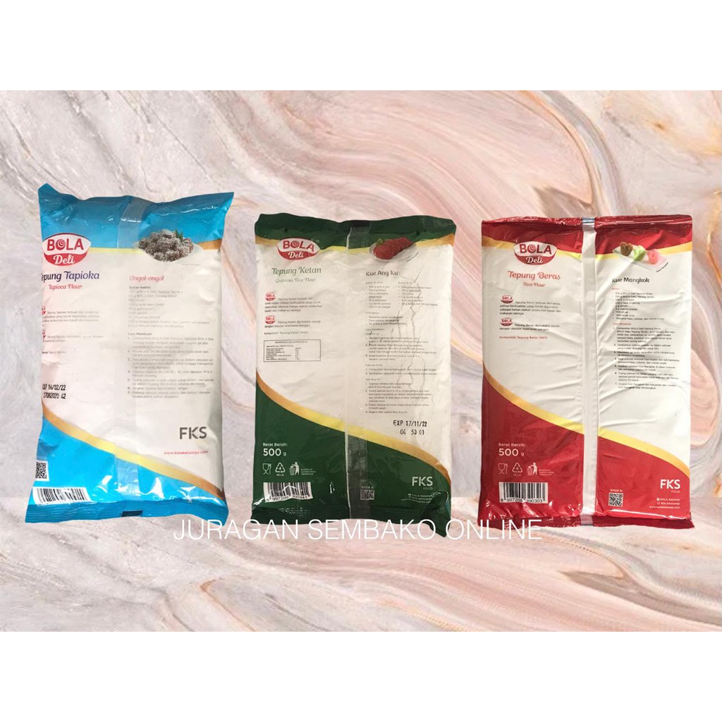 (JSO) BOLA DELI Tepung ALL VARIAN / Beras / Ketan / Tapioka