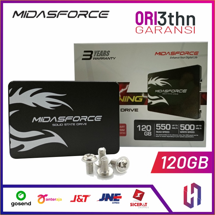 SSD 120GB Midasforce SATA III 2.5"