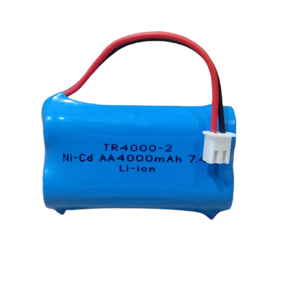 Baterai RC/ Speaker /Mainan Anak &amp; Elektronik Lainnya 2X 14500 7.4V 4000mAh Konektor JST XH 2 PIN