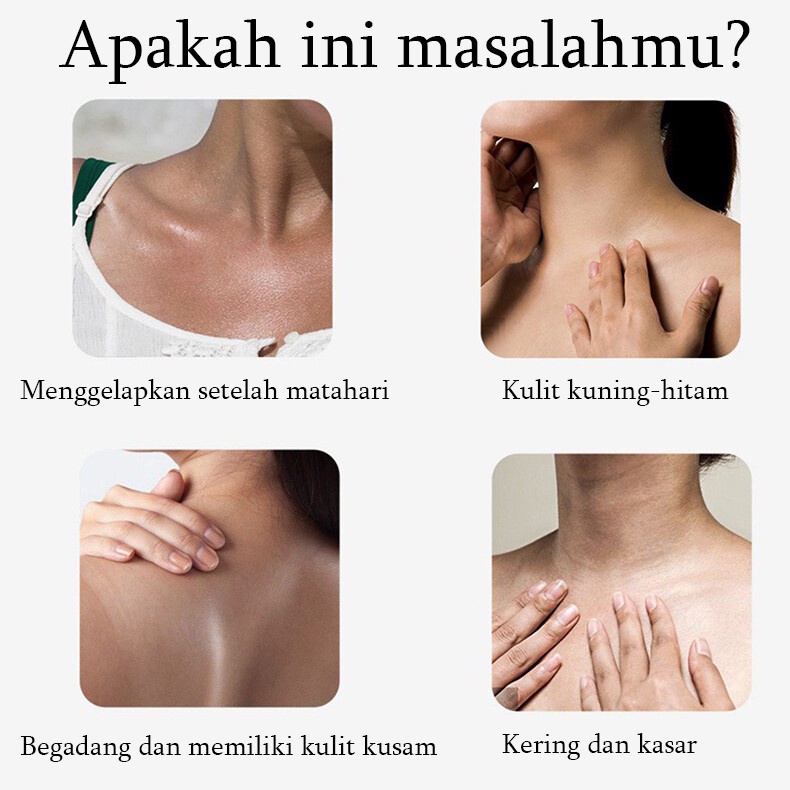 【ORIGINAL】Sabun pemutih Sabun mandi Whitening wash Pencuci Tubuh Aromatik Gel Mandi Pemutih Tubuh 300ML pemutih kulit mengelupas kulit kulit halus mengembalikan elastisitas kulit