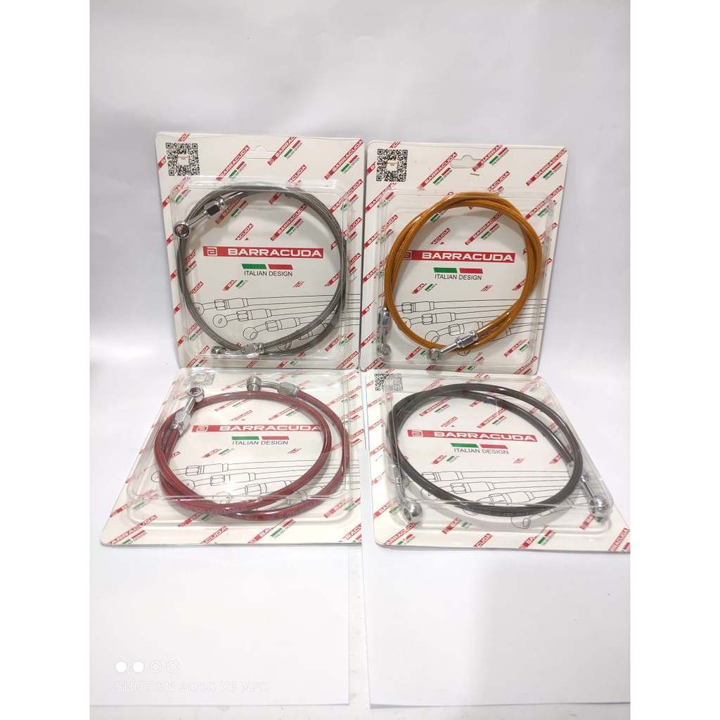 BRAKE HOSE SELANG REM UNIVERSAL 92 CM BARRACUDA