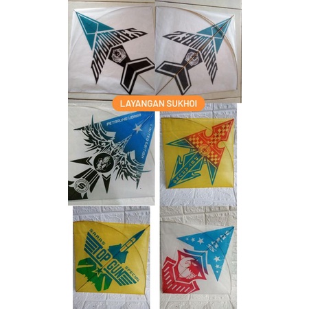 LAYANGAN SUPER LILITAN MOTIF SEMBUR ( minim 50 pcs )