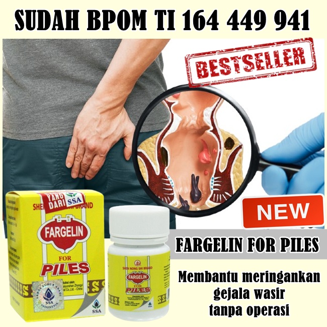 BEST SELLER FARGELIN FOR PILES OBAT WASIR TANPA OPERASI OBAT WASIR HERBAL ALAMI BPOM