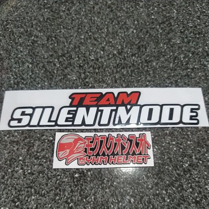 Sticker Cutting Team SilentMode sticker Motor Team Silentmode