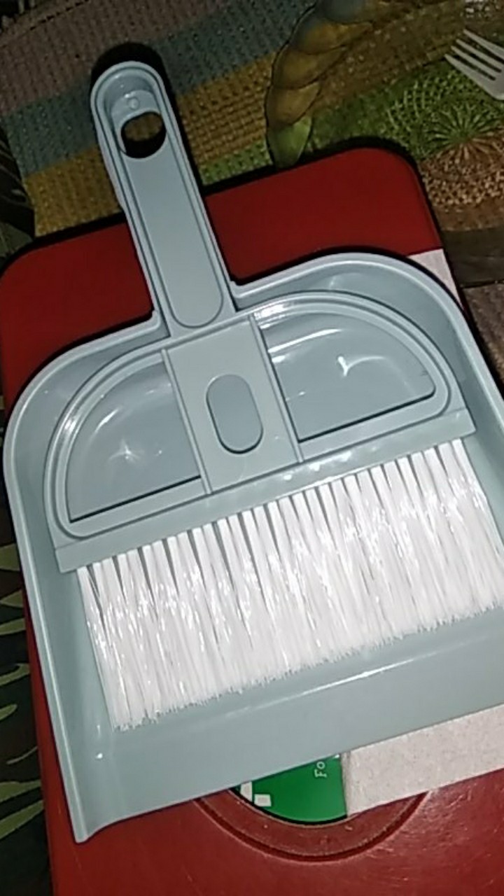 Sapu Set Mini Dustpan Serok Cikrak Kecil Sapu Lantai Kecil + Pengki Sapu Karpet Mobil Meja Laptop