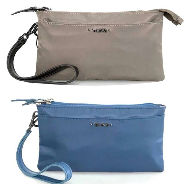 TUMI Double zipper Pouch wallet makeup bag Ori original