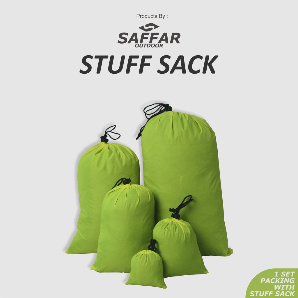 tas serut stuffsack outdoor kantung sleeping bag - kantung jaket bulu angsa - kantung multifungsi