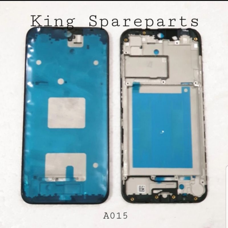 FRAME BEZZEL TULANG TENGAH DUDUKAN LCD SAMSUNG GALAXY A01 A015 ORIGINAL