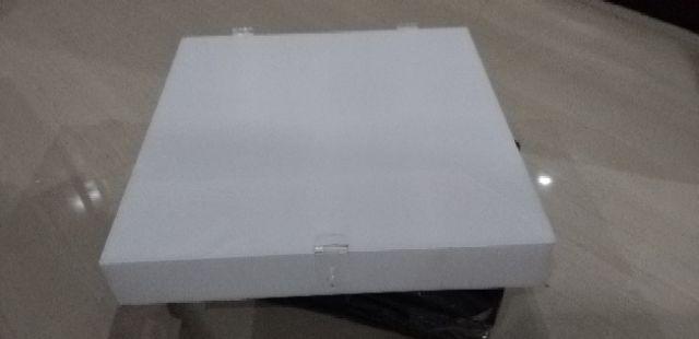 Tempat Uang+penutup Gembok Acrylic 2mm Putih Susu