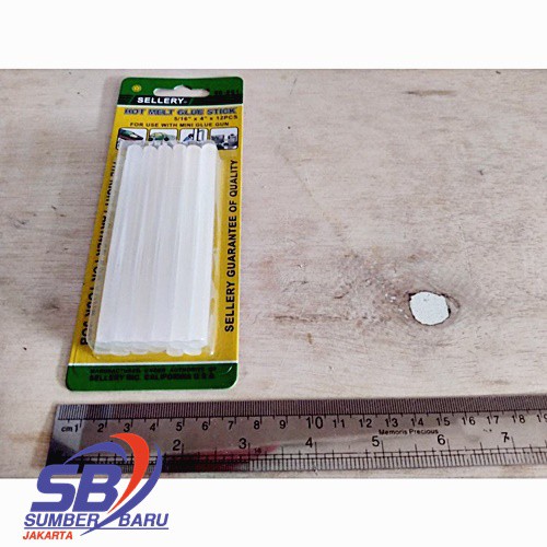 

SELLERY HOT MELT GLUE STICK 5/16 x4 “ 96-801 / ISI LEM GLUE STICK KUALITAS TERBAIK SBJ