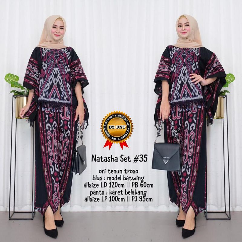 Setelan Tenun Troso Original Batwing // Set Celana Tenun Troso Terlaris