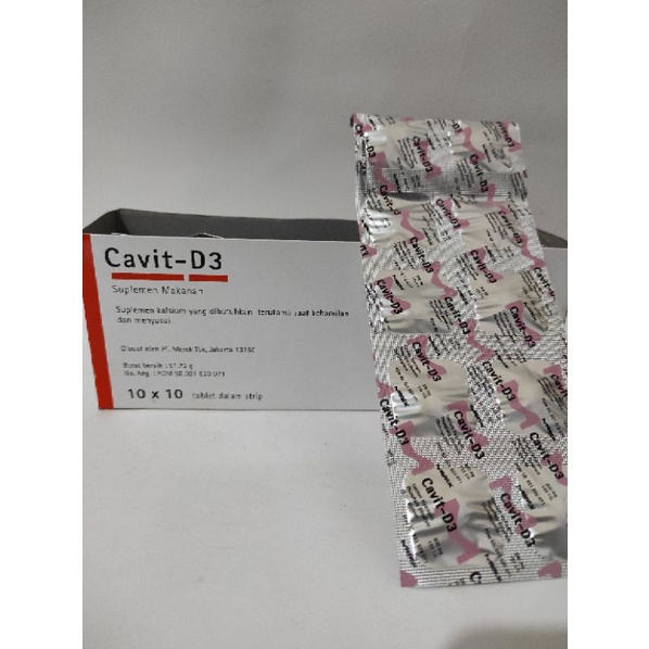 CAVIT D3  STRIP/ CALCIUM VITAMIN IBU HAMIL DAN MENYUSUI