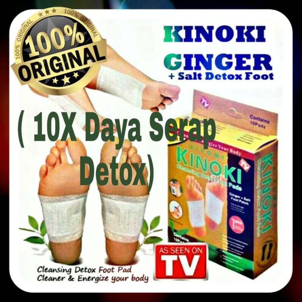 

ORIGINAL Kinoki gold koyo kaki detox original isi 10 pad dalam 1 box